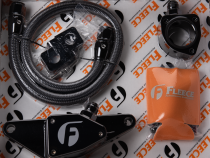 Cummins Coolant Bypass Kit 03-07 Manual Transmission w/ Stainless Steel Braided Line Fleece Performance