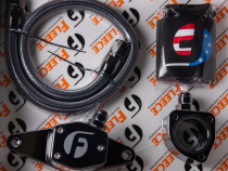 Cummins Coolant Bypass Kit VP 98.5-02 with Stainless Steel Braided Line Fleece Performance