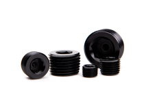 3/8 Inch NPT Hex Socket Plug Black Fleece Performance