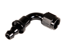 -10 90 Deg to Hose Barb Black Fleece Performance