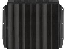 55-59 Chevy Truck Aluminum Radiator Black Night Rider Series Cold Case Radiators