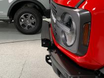 Bronco Steel Front Bumper 30In Center Light Mounting Bracket Kit Grimm Offroad