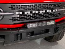 Bronco Steel Front Bumper Light Bridge Grimm Offroad