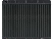 66-67 GTO Without AC Manual Aluminum Radiator Black Night Rider Series Cold Case Radiators