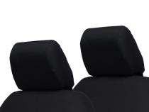 Jeep JK Front Headrest Covers 07-10 Wrangler JK 2 Door Tactical Series Black Bartact