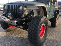 Jeep TJ Fenders 4 Inch Flare No Inner Fender High Line 97-06 Wrangler TJ/LJ Pair Motobilt