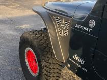 Jeep TJ Fenders 4 Inch Flare No Inner Fender High Line 97-06 Wrangler TJ/LJ Pair Motobilt