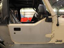 Jeep TJ Aluminum Half Door Armor for 97-06 Wrangler TJ LJ Motobilt