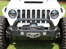 Bolt-On Fabricated Bull Bar for Crusher Bumpers Jeep JK/JL/JT Motobilt
