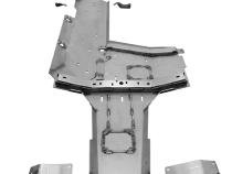 Skid Plate System for 2007-2011 JKU 4-Door Motobilt