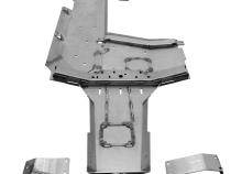 Skid Plate System for 2012-2018 JKU 4-Door Motobilt