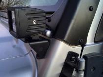 Jeep TJ A Pillar Light Mounts 97-06 Wrangler TJ/TJ Unlimited Motobilt