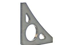Two Tear Gusset 3x3 Inch Steel Motobilt