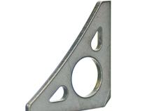 Two Tear Gusset 3x3 Inch Steel Motobilt