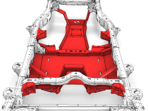 4 Link Suspension Bracket and Skid Kit for 2018-Present Jeep JLU Motobilt