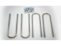 Reverse Level Kit for 17-21 Ford Super Duty w/2.5 Inch Shocks and 3.5 Inch Rear Axle No Limit Fabrication