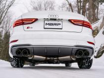 Audi 3 Inch Cat back Carbon Fiber Tips Armor Pro Series For 15-20 Audi S3 MBRP