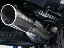 Ford 4 Inch Exhaust Resonator Back Single Side Exit Armor BLK For 17-Up Ford F250/F350 MBRP