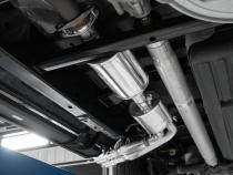 3 Inch Cat Back Exhaust System Pre-Axle Dual Outlet Black Coated Street Version For 15-20 Ford F-150 MBRP