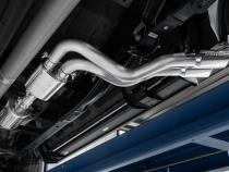 3 Inch Cat Back Exhaust System Pre-Axle Dual Outlet Black Coated Street Version For 15-20 Ford F-150 MBRP