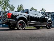 3 Inch Cat Back Exhaust System Pre-Axle Dual Outlet Black Coated Street Version For 15-20 Ford F-150 MBRP