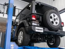 Jeep Cat Back Exhaust System Single Rear Exit Armor Lite Series For 18-24 Wrangler JL 2/4 Door 2.0L, 3.6L MBRP