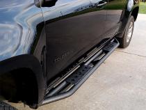 Side Step Nerf Bars Running Boards Kit For 15-22 Colorado/Canyon Crew Cab Textured Black Star Armor Tyger Auto