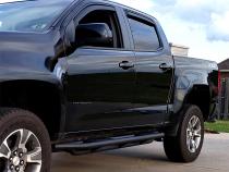 Side Step Nerf Bars Running Boards Kit For 15-22 Colorado/Canyon Crew Cab Textured Black Star Armor Tyger Auto
