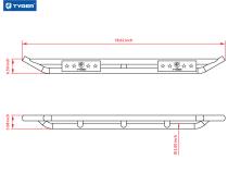 Side Step Nerf Bars Running Boards Kit For 99-06 Silverado/Sierra 1500 01-06 2500/3500 Extended Cab Textured Black Star Armor Tyger Auto