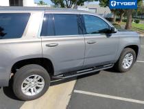 Side Step Rails Nerf Bars Running Boards Kit For 07-19 Chevy Tahoe/GMC Yukon Textured Black Tyger Auto