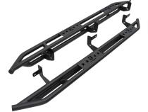 Side Step Rails Nerf Bars Running Boards Kit For 10-22 Ram 2500/3500 Mega Cab Textured Black Tyger Auto