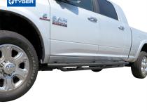 Side Step Rails Nerf Bars Running Boards Kit For 10-22 Ram 2500/3500 Mega Cab Textured Black Tyger Auto