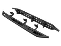 Side Step Rails Nerf Bars Running Boards Kit For 04-14 F-150 Super Cab Excl. 04 Heritage Models Textured Black Tyger Auto