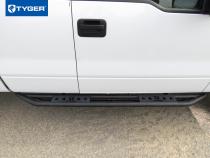 Side Step Rails Nerf Bars Running Boards Kit For 04-14 F-150 Super Cab Excl. 04 Heritage Models Textured Black Tyger Auto