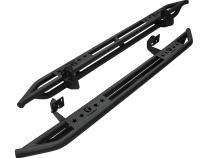 Side Step Rails Nerf Bars Running Boards Kit For 04-08 Ford F150 SuperCrew Cab Excl. 04 Heritage Textured Black Tyger Auto
