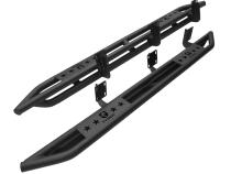 Side Step Rails Nerf Bars Running Boards Kit For 99-16 Ford F250/350/450/550 Super Duty Super Cab Textured Black Tyger Auto