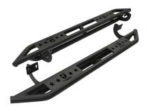 Side Step Rails Nerf Bars Running Boards Kit For 97-03 Ford F150/250LD Super Cab Incl 04 Heritage Textured Black Tyger Auto