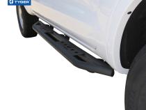 Side Step Rails Nerf Bars Running Boards Kit For 19-22 Ford Ranger SuperCab Extended Textured Black Tyger Auto