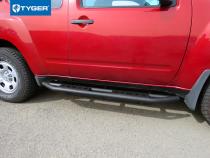 Side Step Rails Nerf Bars Running Boards Kit For 05-15 Nissan Xterra Textured Black Tyger Auto