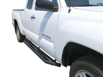 Side Step Rails Nerf Bars Running Boards Kit For 05-22 Toyota Tacoma Access Cab Textured Black Tyger Auto