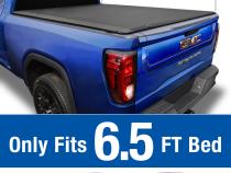 T1 Soft Roll Up Tonneau Cover For 88-07 Silverado/Sierra 1500 2500 HD 3500 HD 07 Classic Only Fleetside 6 Ft 6 Inch Bed Tyger Auto