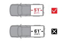 T1 Soft Roll-up Truck Bed Tonneau Cover Compatible with 24-25 Chevy Colorado GMC Canyon 5 Foot 1 Inch (61 Inch) Bed Tyger Auto