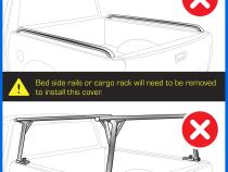 T1 Soft Roll-up Truck Bed Tonneau Cover Compatible with 24-25 Chevy Colorado GMC Canyon 5 Foot 1 Inch (61 Inch) Bed Tyger Auto