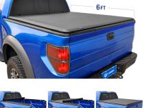 T1 Soft Roll Up Tonneau Cover For 1982-13 Ford Ranger Styleside 6 Ft Bed Tyger Auto