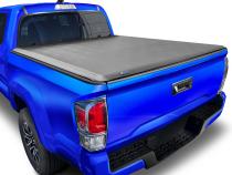T1 Soft Roll-up Truck Bed Tonneau Cover Compatible with 24 Toyota Tacoma 6 Foot (74 Inch) Bed Tyger Auto