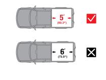T1 Soft Roll-up Truck Bed Tonneau Cover Compatible with 24 Toyota Tacoma 5 Foot (60 Inch) Bed Tyger Auto