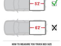T3 Soft Tri-Fold Tonneau Cover For 15-22 Colorado/Canyon Fleetside 5 Ft 2 Inch Bed Tyger Auto