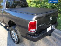 T3 Soft Tri-Fold Tonneau Cover For 02-18 Dodge Ram 1500 03-20 Dodge Ram 2500 3500 19-20 Classic Only Fleetside 6 Foot 4 Inch Bed without RamBox Tyger Auto