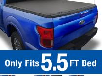 T3 Soft Tri-Fold Tonneau Cover For 04-08 Ford F-150 05-08 Lincoln Mark LT Styleside 5.5 Ft Bed Tyger Auto