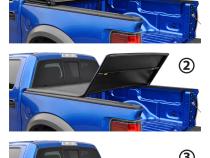 T3 Soft Tri-Fold Tonneau Cover For 09-14 Ford F-150 Styleside 5.5 Ft Bed Tyger Auto